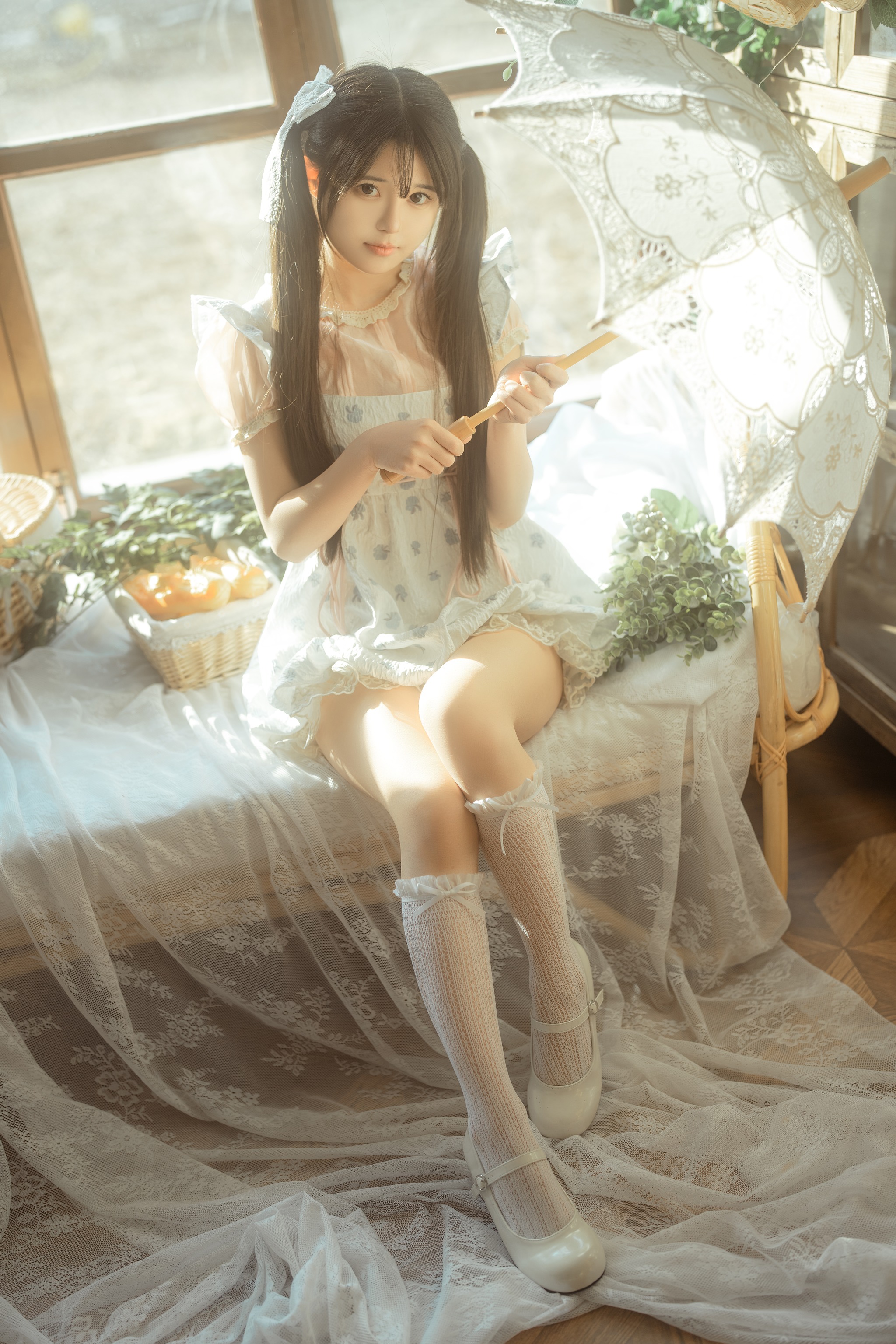 rua阮阮 - NO.007 花房 小裙子[54P]-XikXak